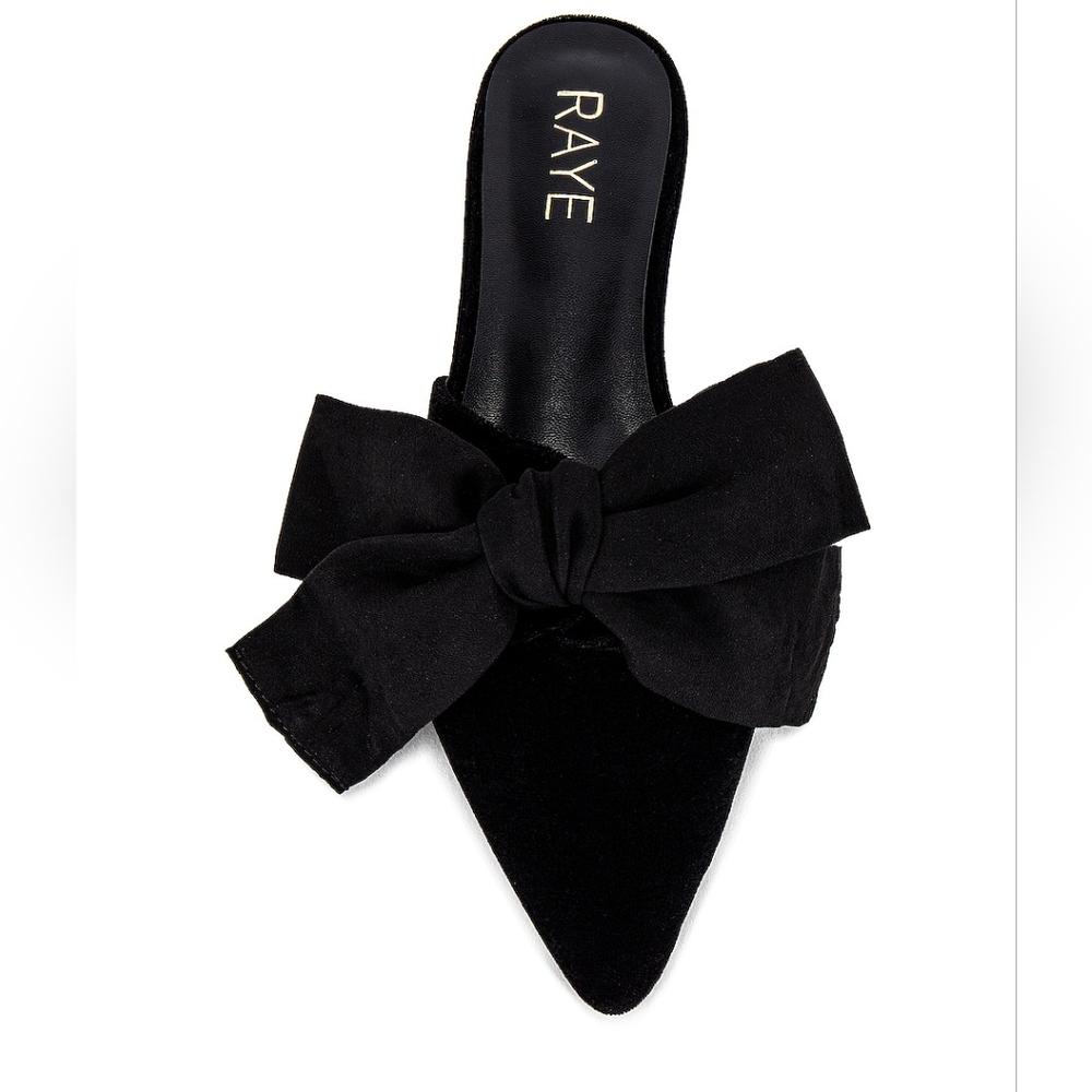 NWOT RAYE Magnolia Slide In Black Velvet
